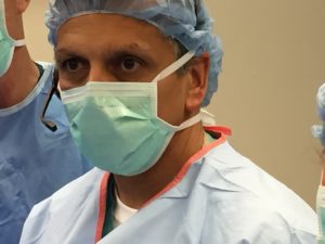 Dr. Foad Performing Arthroscipic Surgery